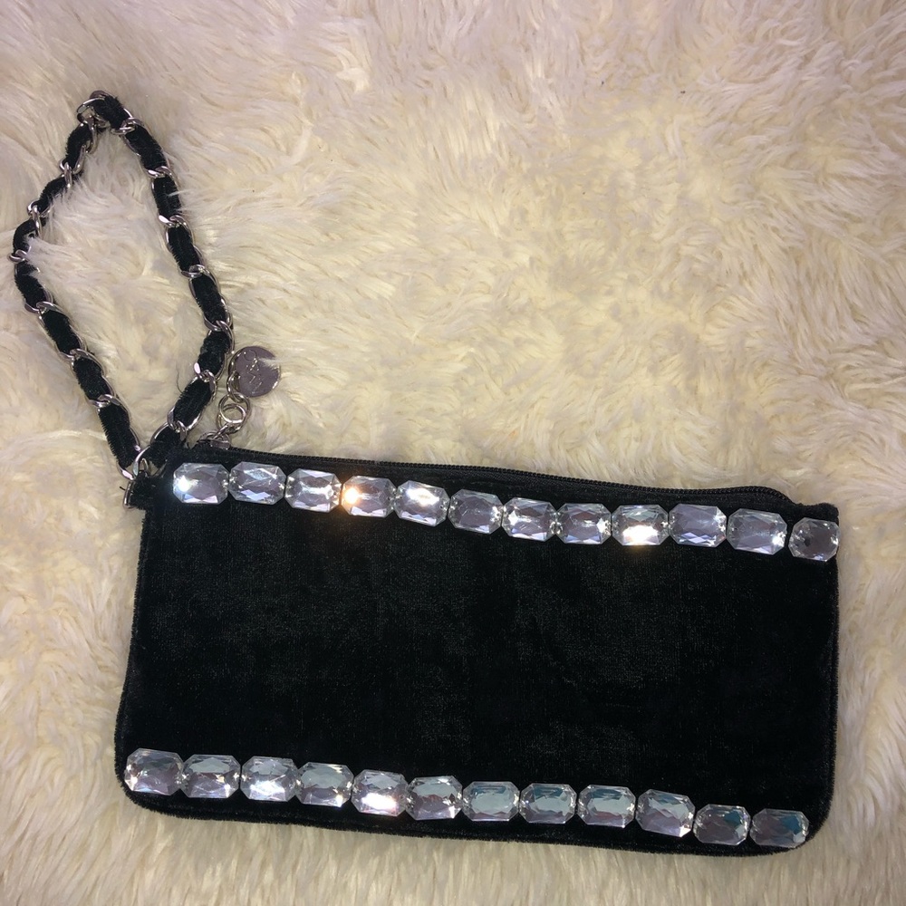 NY & Company Clutch Blk Suede 🖤✨